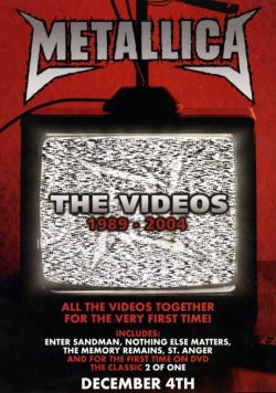 METALLICA The Videos 1989-2004 Poster Print