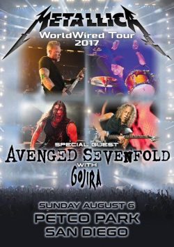 METALLICA WorldWired Tour: Petco Park San Diego - Aug 2017 Poster Print