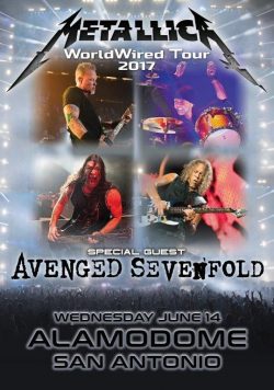 METALLICA WorldWired Tour: Alamodome San Antonio June 2017  Poster Print