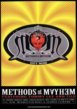 METHODS OF MAYHEM Tommy Lee Poster Print