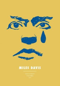 MILES DAVIS Kind Of Blue Poster Print