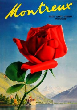 MONTREUX Vintage Travel Poster Print