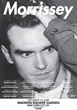 MORRISSEY World Peace 2015 U.S. Tour Poster Print