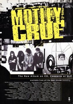 MOTLEY CRUE Self-Titled Poster Print