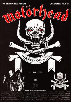 MOTORHEAD March Or Die Poster Print