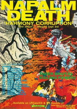 NAPALM DEATH Harmony Corruption Poster Print