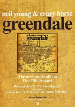NEIL YOUNG Greendale Poster Print