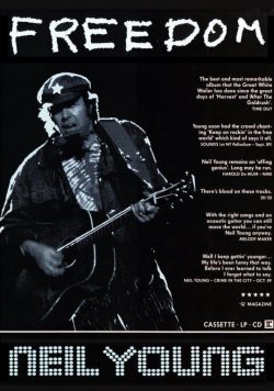 NEIL YOUNG Freedom Poster Print