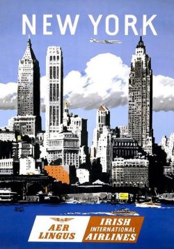 NEW YORK Vintage Travel Poster Print
