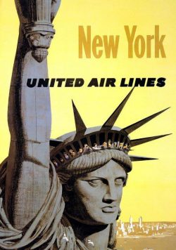 NEW YORK Vintage Travel Poster Print