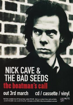 NICK CAVE & THE BAD SEEDS The Boatmans Call Poster Print