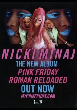 NICKI MINAJ Pink Friday Roman Reloaded Poster