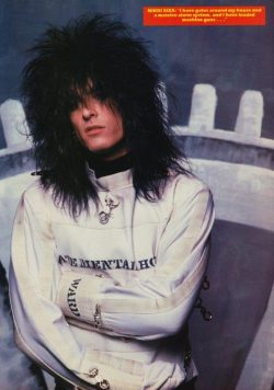 NIKKI SIXX Motley Crue Poster Print