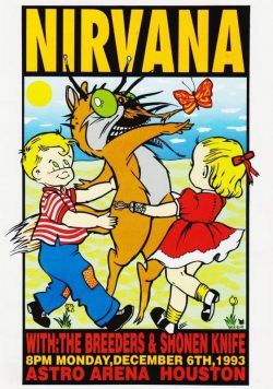 NIRVANA Kurt Cobain Poster Print