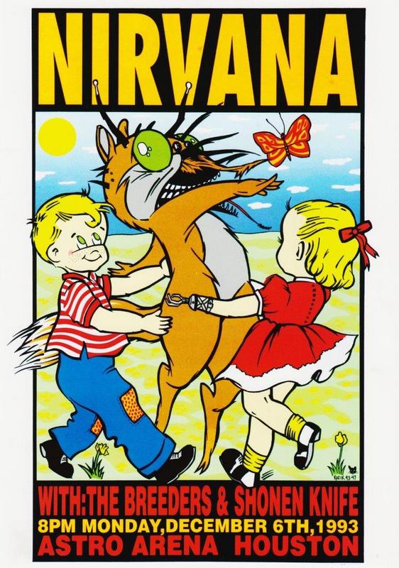 NIRVANA Kurt Cobain Poster Print - prints4u