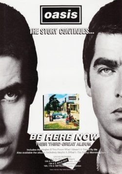 OASIS Be Here Now Poster