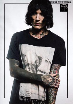 OLI SYKES Bring Me The Horizon Poster Print
