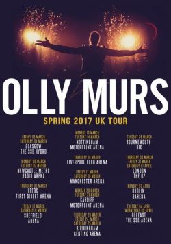OLLY MURS 24Hrs 2017 Spring UK Arena Tour Poster Print