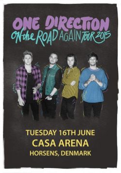 ONE DIRECTION CASA Arena June 16h 2015 Poster Print