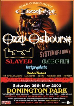 OZZFEST 2002 Ozzy Osbourne Poster Print