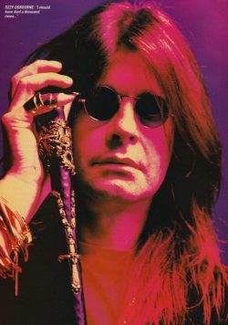 OZZY OSBOURNE Bark At The Moon Poster Print