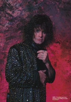 OZZY OSBOURNE Bark At The Moon Poster