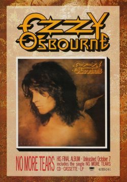 OZZY OSBOURNE No More Tears Poster