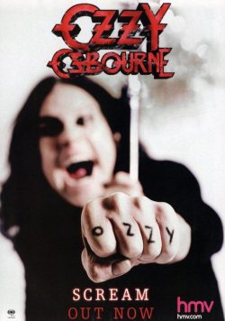 OZZY OSBOURNE Scream Poster