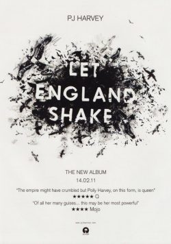 PJ HARVEY Let England Shake Poster