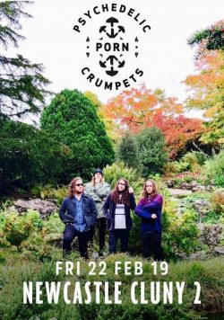 PSYCHEDELIC PORN CRUMPETS February 2019 Tour Newcastle Cluny 2 Poster Print