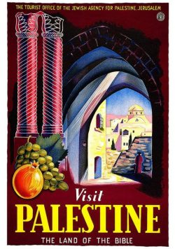 PALESTINE Vintage Travel Poster Print