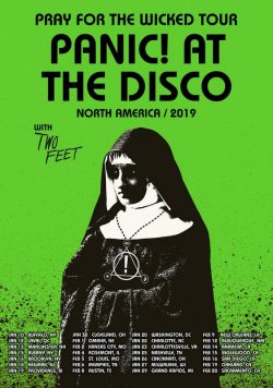 PANIC! AT THE DISCO Pray For The Wicked 2019 North America Tour Poster Print