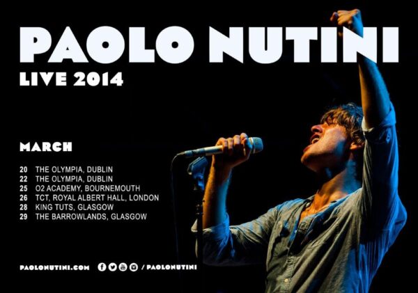 PAOLO NUTINI Caustic Love 2014 Live UK Tour Poster Print