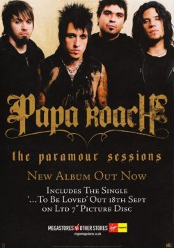 PAPA ROACH The Paramour Sessions Poster Print