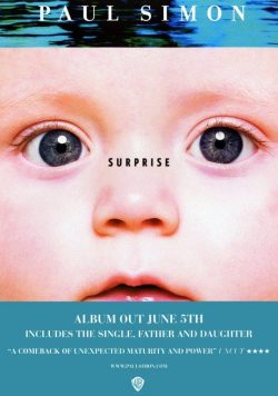 PAUL SIMON Surprise Poster Print