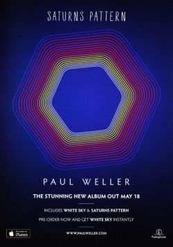 PAUL WELLER Saturns Pattern Poster Print