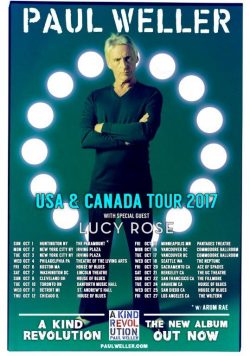 PAUL WELLER A Kind Revolition 2017 USA & Canada Tour Poster Print