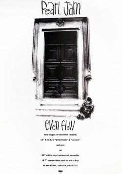 PEARL JAM Even Flow Poster Print
