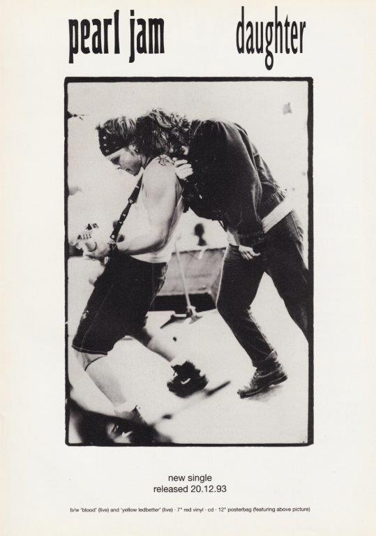 PEARL JAM Daughter Poster