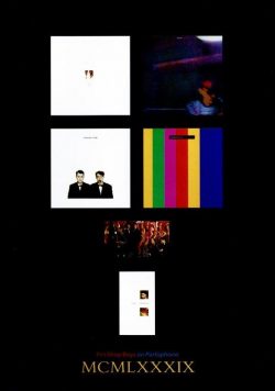 PET SHOP BOYS Discography Poster Print