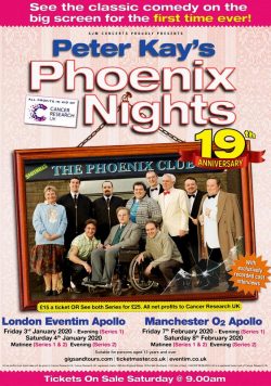 PETER KAY Phoenix Nights Tour 2020 Poster Print