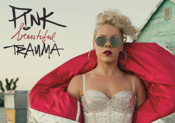 PINK (P!NK) Beautiful Trauma - The Album  Beautiful Trauma 2019 UK Europe World Tour Poster Print