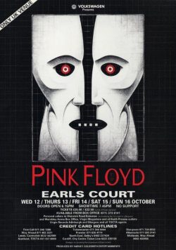 PINK FLOYD London Earls Court - October 1994 Poster