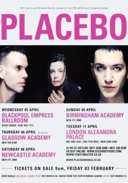 PLACEBO Meds 2006 UK Tour Poster Print