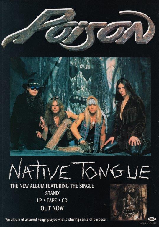 POISON Native Tongue Poster Print - prints4u