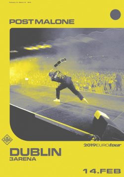 POST MALONE Beerbong & Bentleys 2019 World Tour Poster Print
