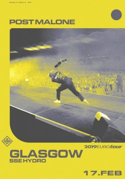 POST MALONE Beerbong & Bentleys 2019 World Tour Poster Print