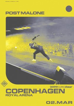 POST MALONE Beerbong & Bentleys 2019 World Tour Poster Print