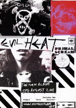 PRIMAL SCREAM Evil Heat Poster Print