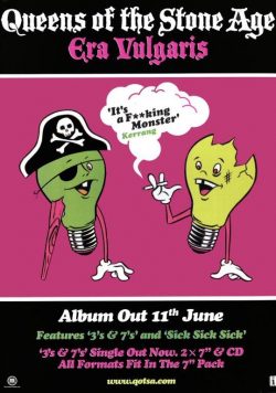 QUEENS OF THE STONE AGE Era Vulgaris Poster Print